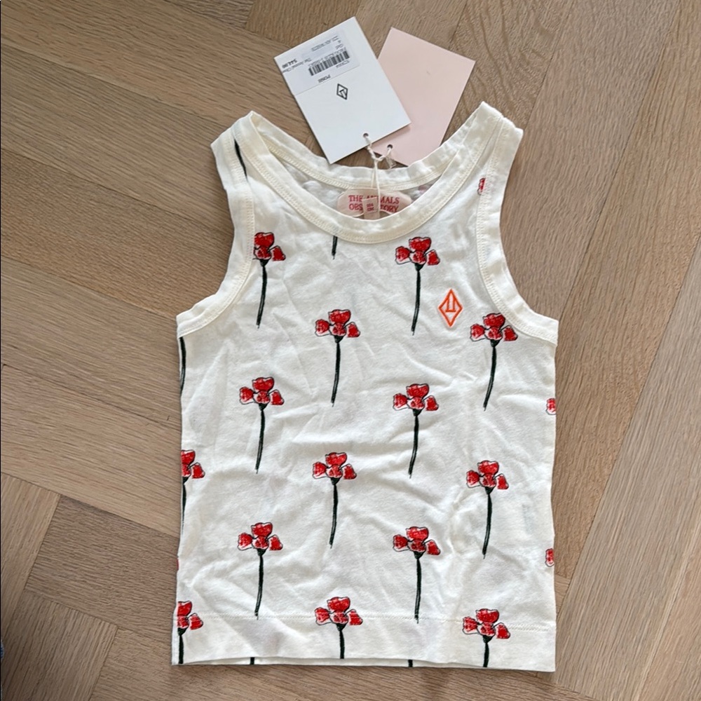 TAO Floral Tank NWT Kids size 4
